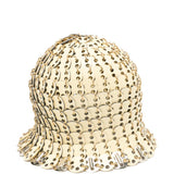 Cappello in maglia metallica autres in oro Rabanne - donna 
