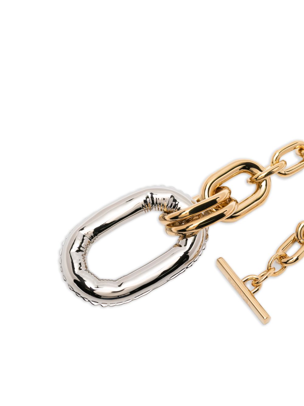 Collana a catena chunky in oro Rabanne - donna 