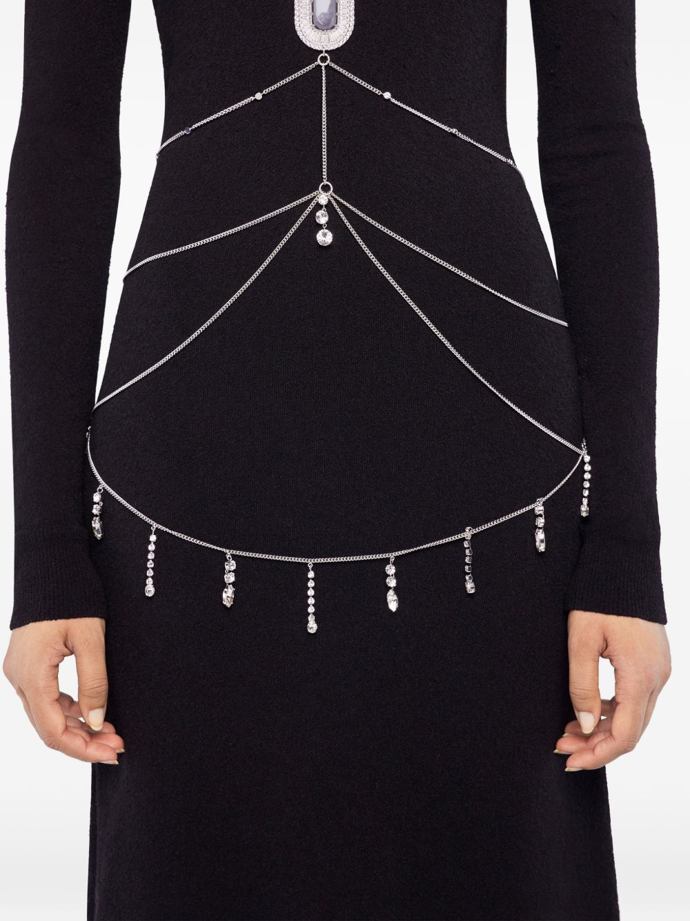 Catena con pendente in argento Rabanne - donna 