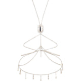 Catena con pendente in argento Rabanne - donna 