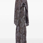 Abito con perline in nero Rabanne - donna 