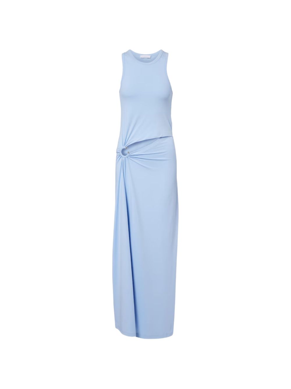 Abito maxi con cut-out in celeste Rabanne - donna 