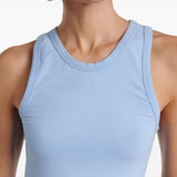 Abito maxi con cut-out in celeste Rabanne - donna 