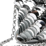 Borsa a spalla Paco night in argento  Rabanne - donna 