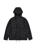 Rains black hooded jacket - unisex