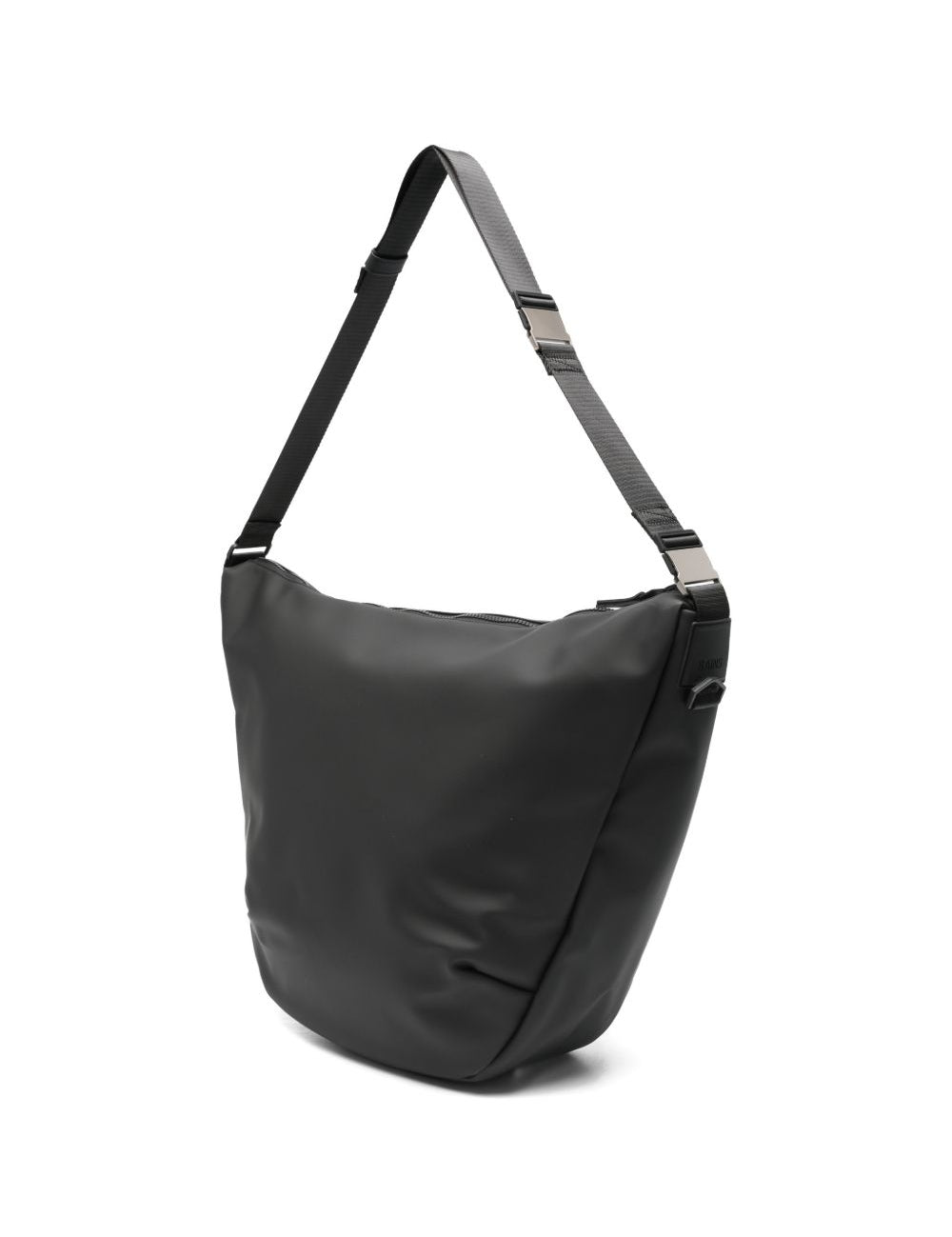 Borsa a spalla Valeria grande in nero Rains - unisex 