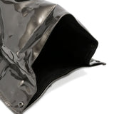 Zaino lucido con chiusura arrotolabile in argento Rains - uomo 