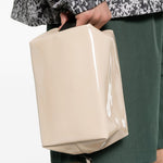 Borsello con zip in beige Rains - unisex 