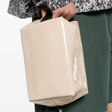 Borsello con zip in beige Rains - unisex 