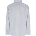 Camicia con logo ricamato a righe in azzurro Ranra - uomo 