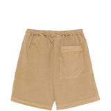 Pantaloncini con logo stampato in marrone Ranra - uomo 