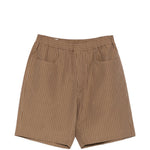 Pantaloncini a righe con tasca in marrone Ranra - uomo 