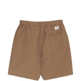 Pantaloncini a righe con tasca in marrone Ranra - uomo 