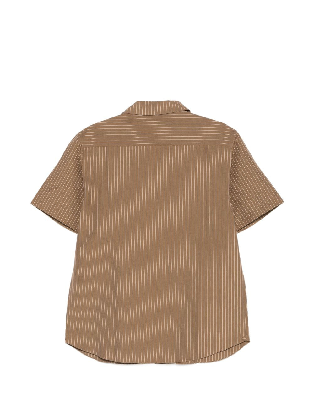 Camicia a righe in marrone Ranra - uomo 