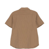 Camicia a righe in marrone Ranra - uomo 