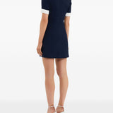 Mini abito con bottoni ula in blu Rebecca vallance - donna 