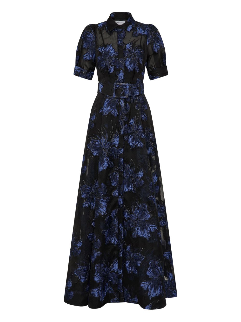 Abito Alexandra lungo a fiori in blu Rebecca vallance - donna 