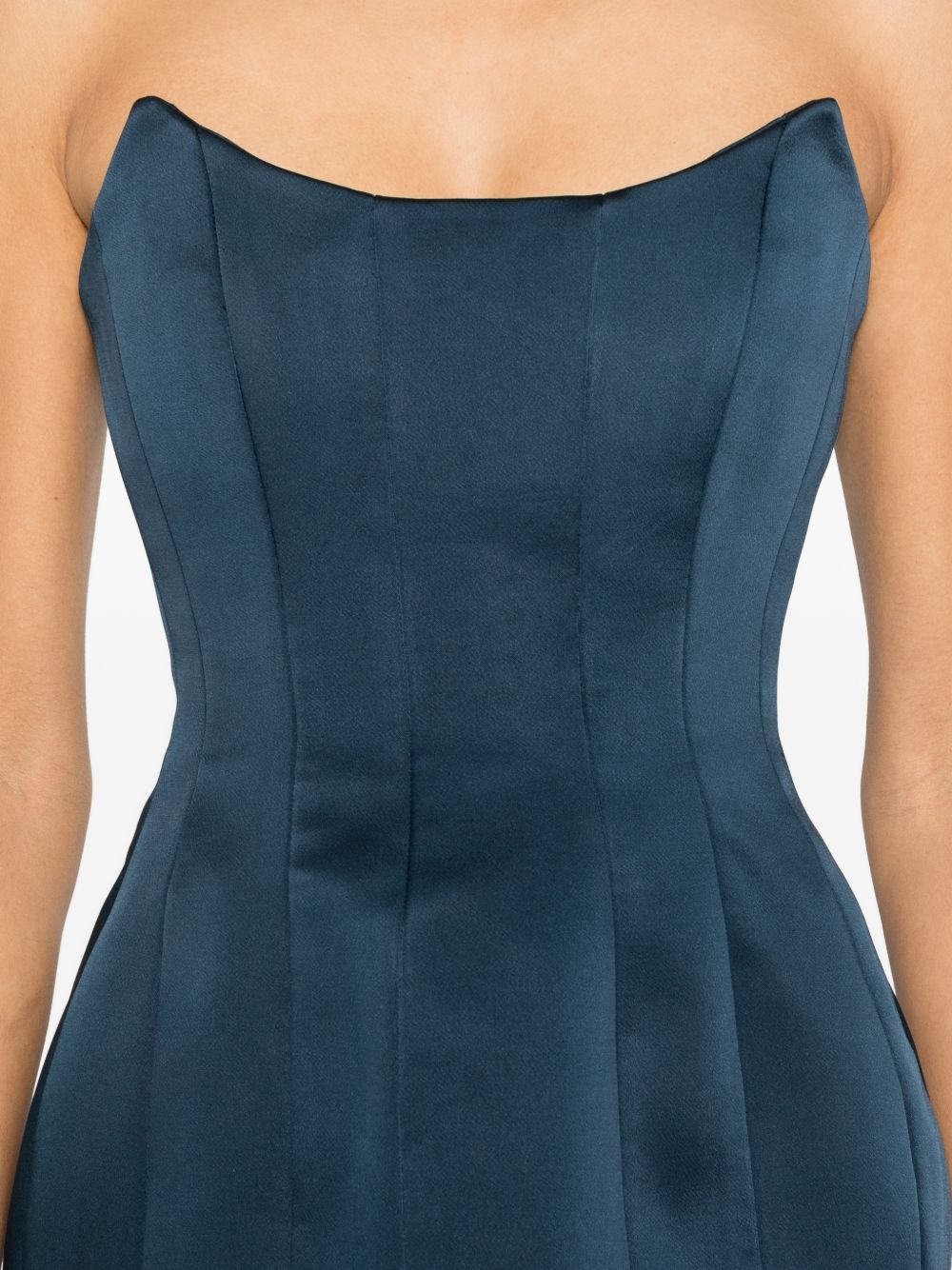Top a corsetto Elivera in blu 