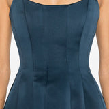 Top a corsetto Elivera in blu 