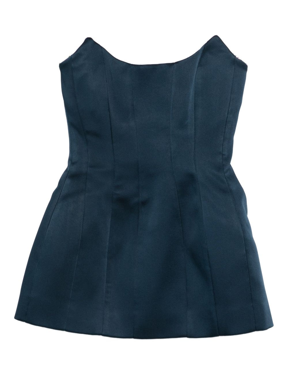 Top a corsetto Elivera in blu 