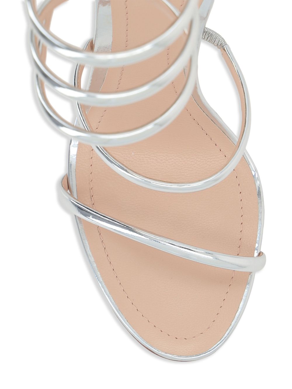 Sandali Cleo in argento Rene caovilla - donna 