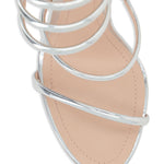 Sandali Cleo in argento Rene caovilla - donna 
