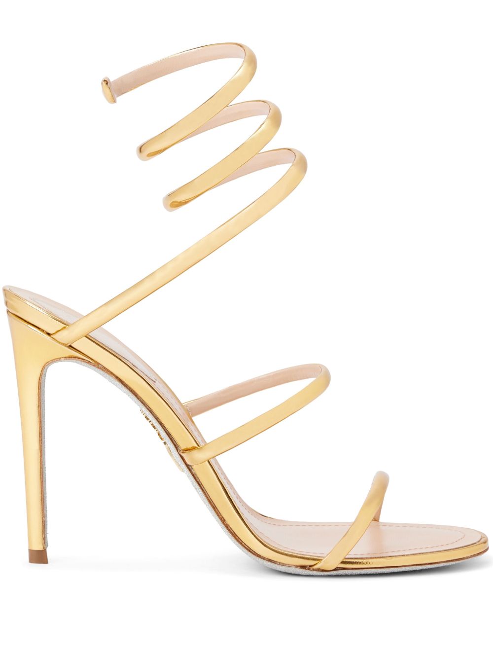 Sandali Cleo in oro Rene caovilla - donna 
