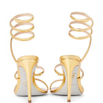 Sandali Cleo in oro Rene caovilla - donna 