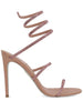 Sandali cleo con cristalli in rosa Rene caovilla - donna
