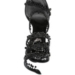 Sandali chandelier in nero Rene caovilla - donna 