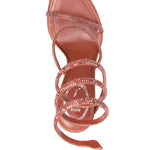 Sandali Cleo in rosso ruggine Rene caovilla - donna 
