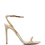 Sandali con cristalli in oro Rene caovilla - donna 