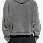 Felpa in cotone con cappuccio in grigio Represent - uomo 