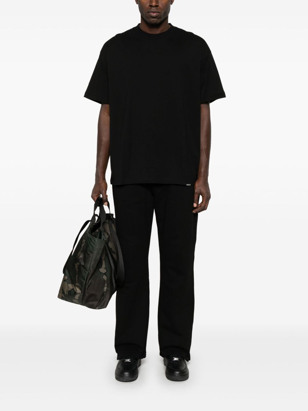 T-shirt Initial in nero Represent - uomo 