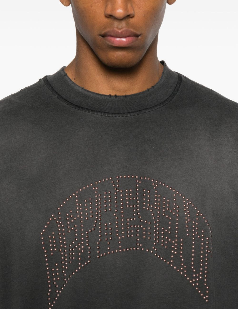 T-shirt con logo in nero Represent - uomo 