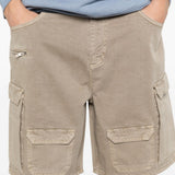 Shorts cargo in beige Represent - uomo 