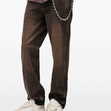Jeans R2 dritti in marrone Represent - uomo 