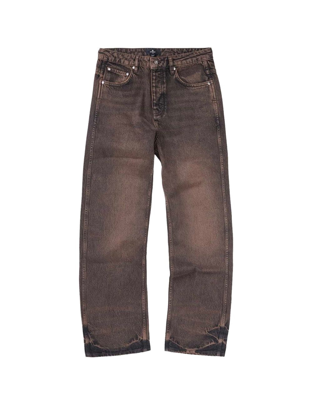 Jeans R2 dritti in marrone Represent - uomo 