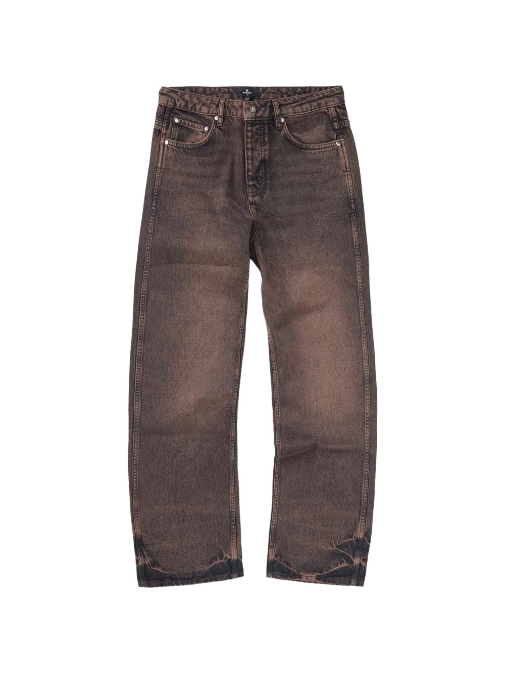 Jeans R2 dritti in marrone Represent - uomo 