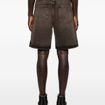 Shorts denim con cinque tasche in nero Represent - uomo 