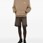Shorts denim con cinque tasche in nero Represent - uomo 