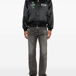 Giacca con ricamo in nero Represent - uomo 