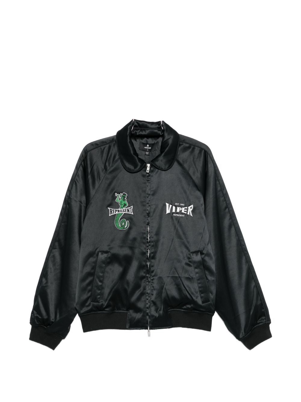 Giacca con ricamo in nero Represent - uomo 