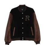 Bomber con applicazione logo in nero Represent - uomo 