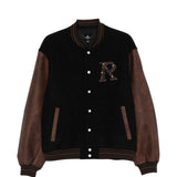Bomber con applicazione logo in nero Represent - uomo 