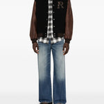 Bomber con applicazione logo in nero Represent - uomo 