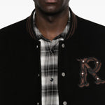 Bomber con applicazione logo in nero Represent - uomo 