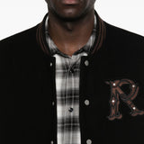Bomber con applicazione logo in nero Represent - uomo 