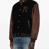 Bomber con applicazione logo in nero Represent - uomo 