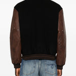 Bomber con applicazione logo in nero Represent - uomo 